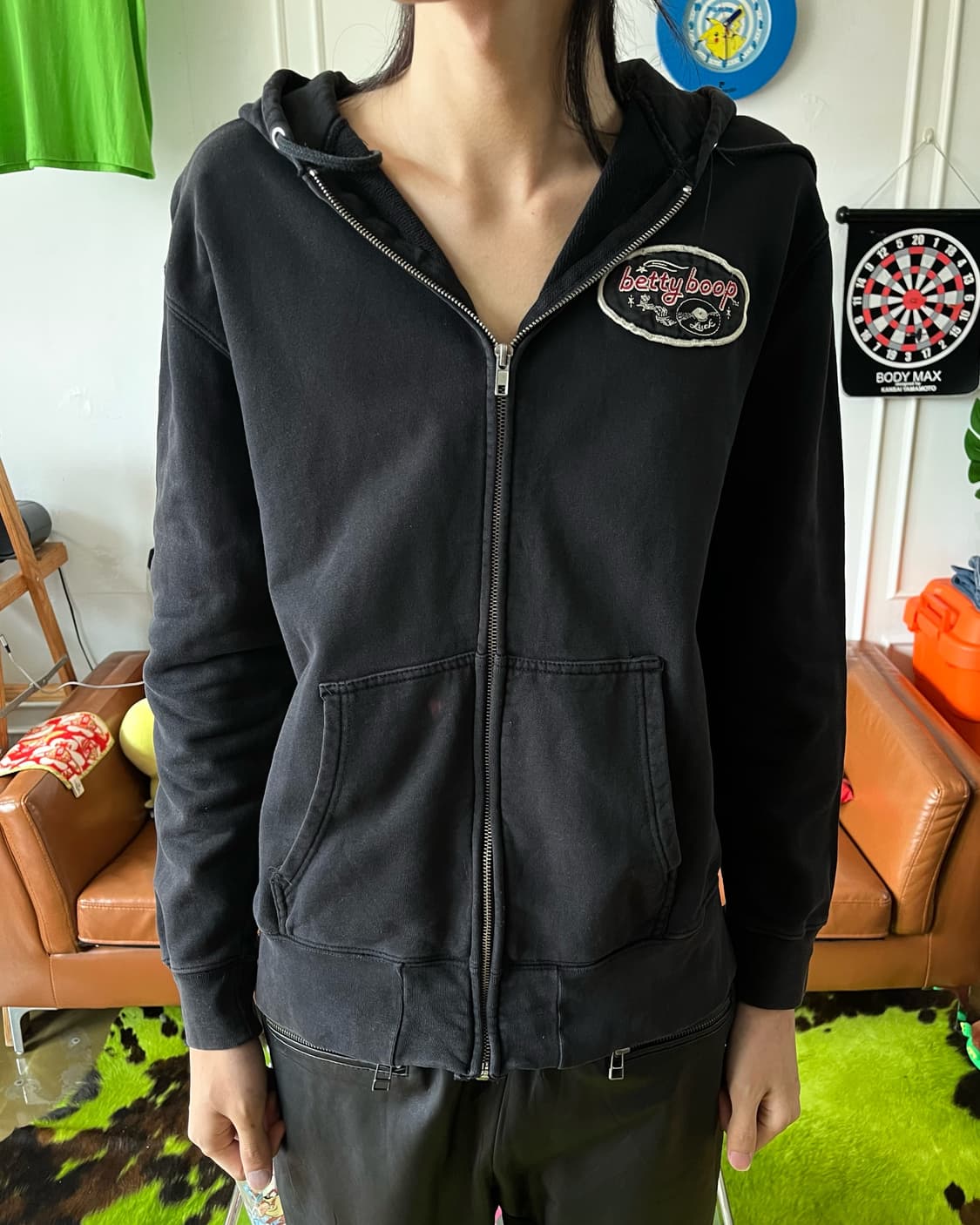 Betty Boop X Skull Works Hood Zip-up  상품이미지2
