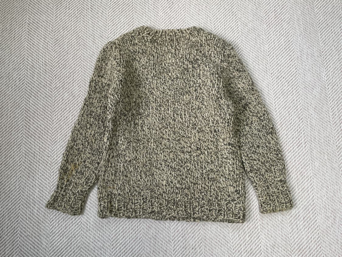 빈티지 멜란지 슬러브 얀 헤비 니트  J03529 상품이미지5