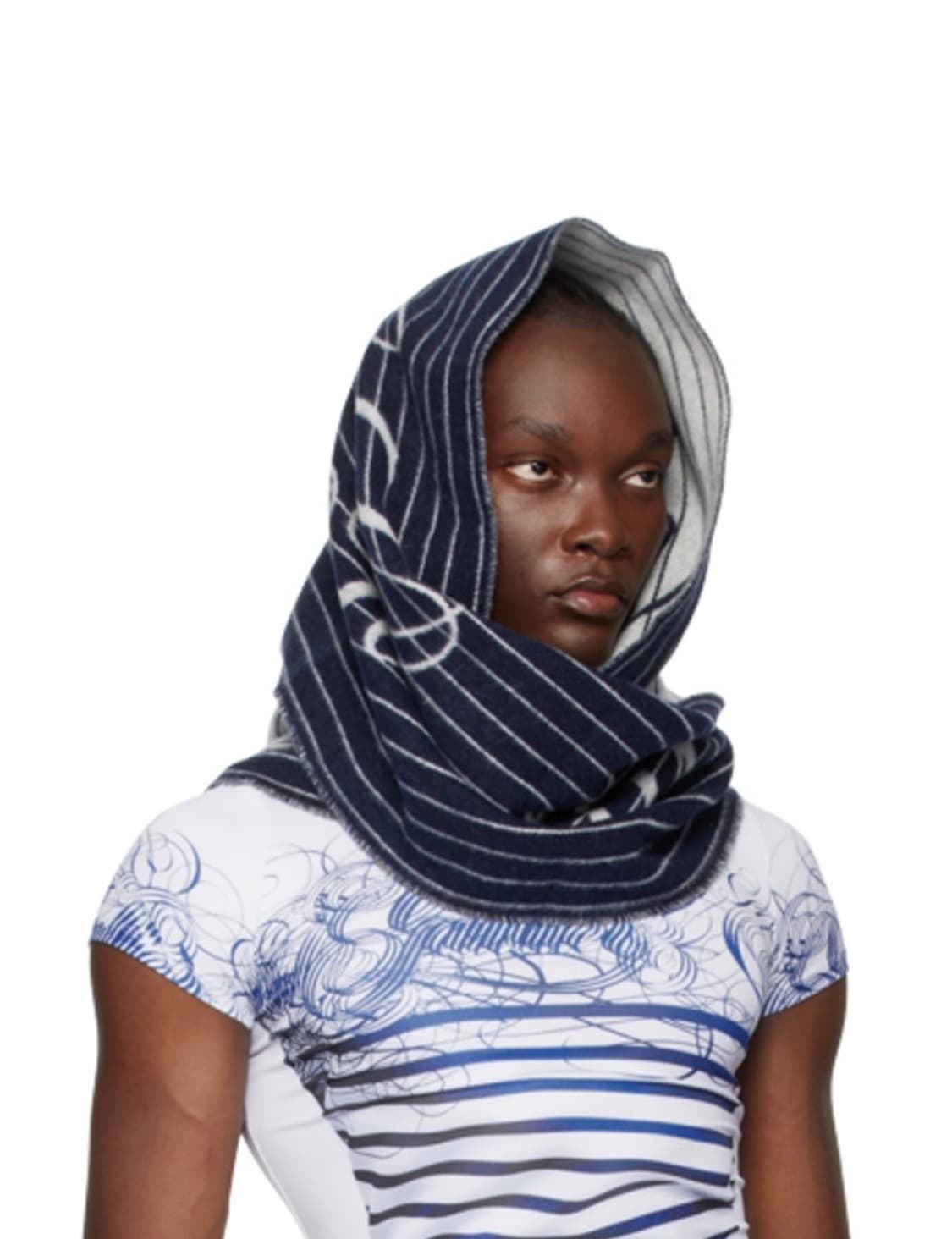 장폴고티에 스트라이프 머플러 상품이미지1