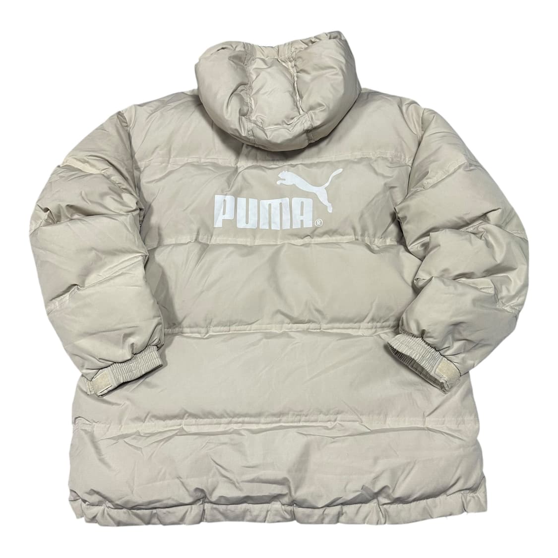 ✨ (바배) 푸마 빅로고 아이보리 덕다운 패딩 상품이미지1