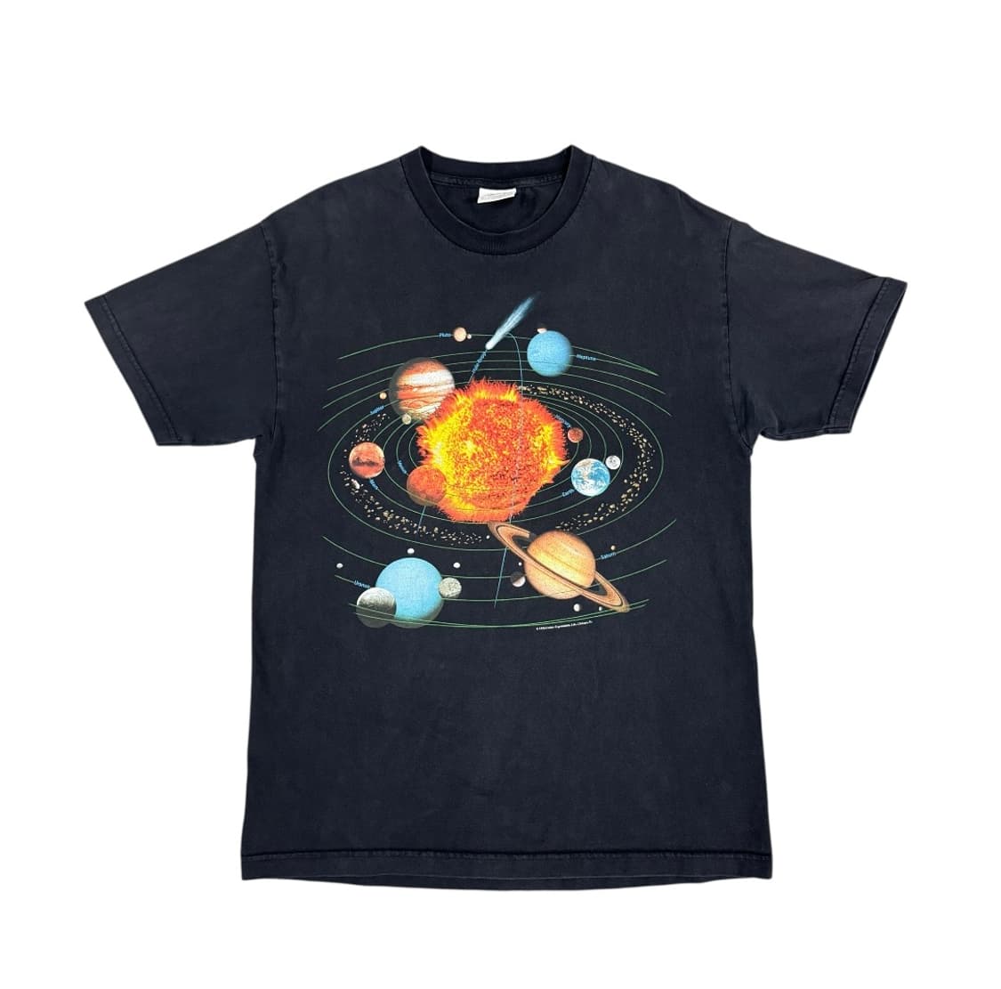 빈티지 90s Solar System Art Tee 태양계 아트 티셔츠 상품이미지1