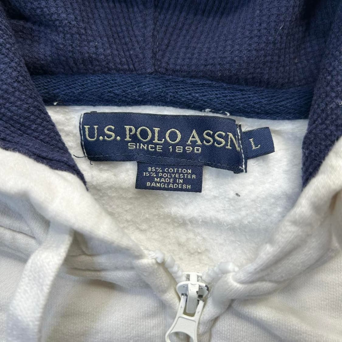 유에스 폴로 에센 빅 로고 집업 후드 집업 상품이미지2