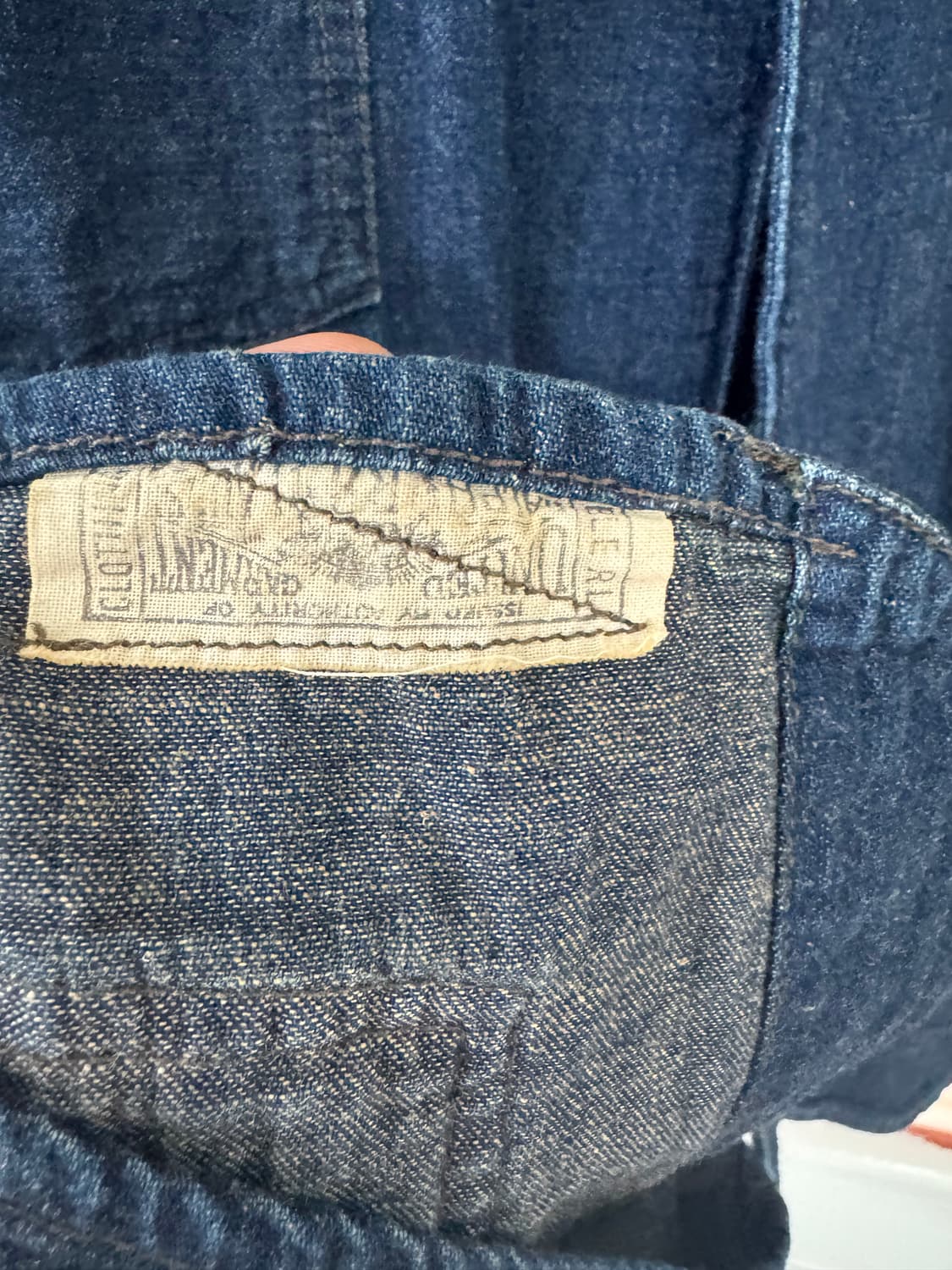 XL 더블알엘 셀비지 데님 엔지니어 코트 상품이미지6