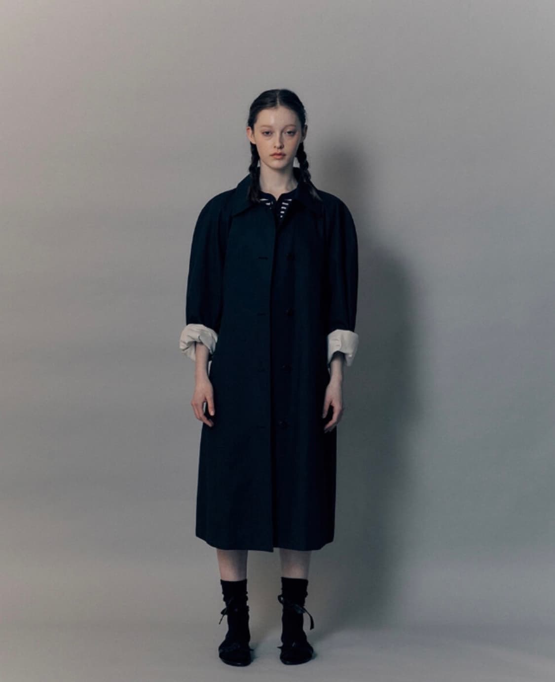 낫띵리튼 볼륨 발마칸 코트 상품이미지2