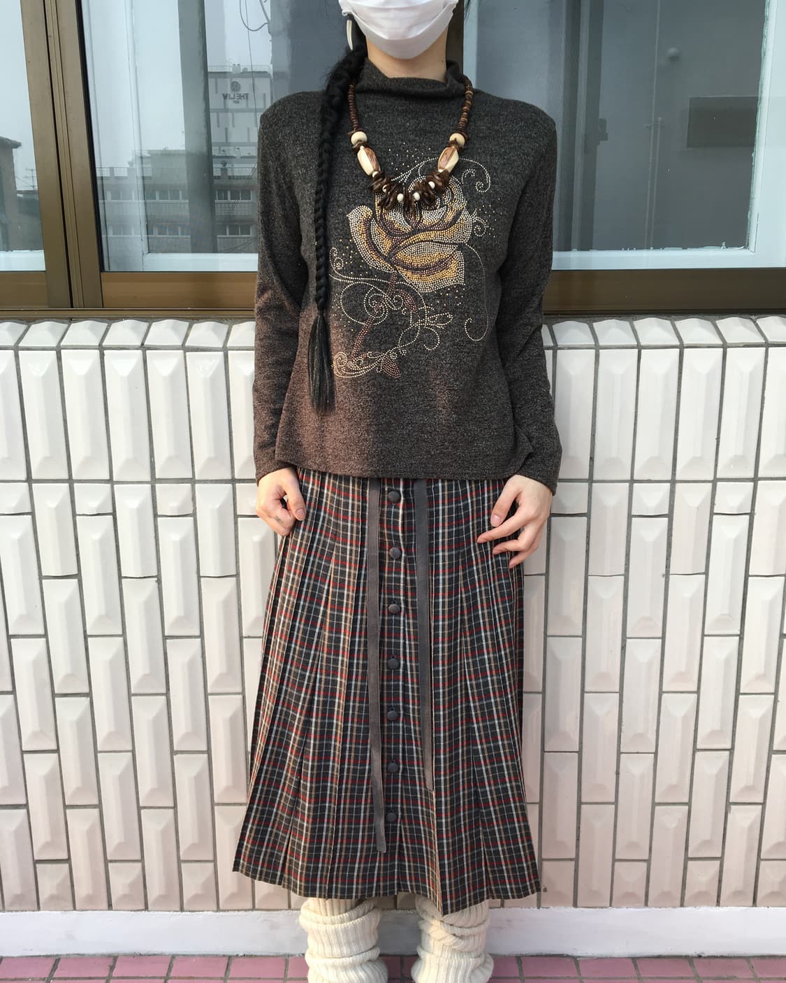 Cubic flower point knit 상품이미지1