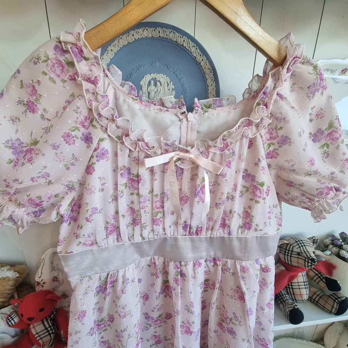 플라워 쉬폰 원피스 상품이미지2