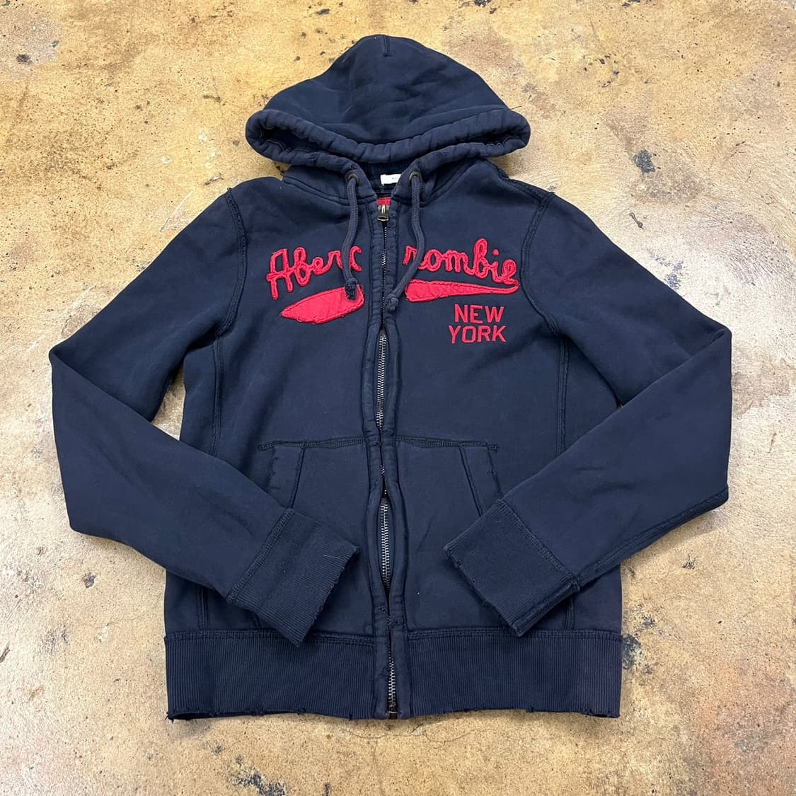 아베크롬비 검빨 후드집업 상품이미지2