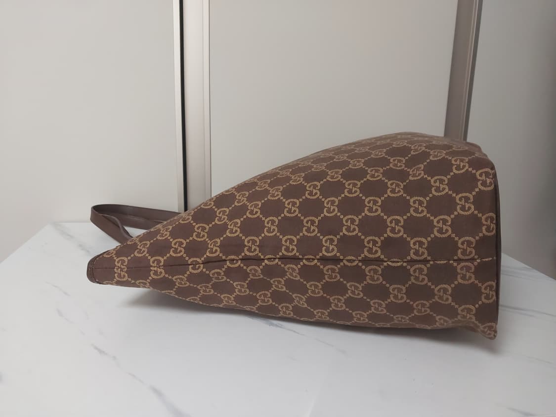 구찌 캔버스 GG로고 버킷 숄더백 (정품) 상품이미지5