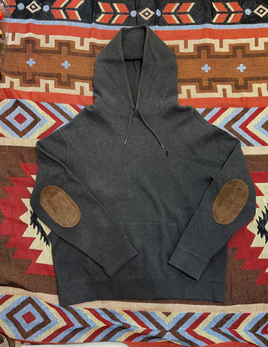 XL) 폴로 랄프로렌 엘보 패치 후드티 상품이미지2