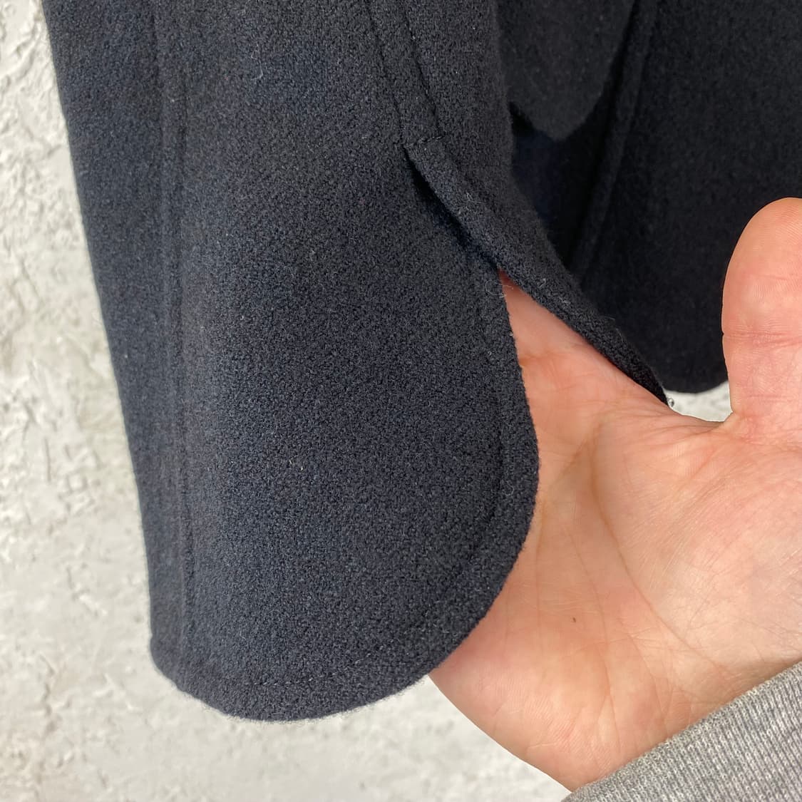 SUTSESO 트리클 패치드 카라 울 블렌드 블레이저 상품이미지4