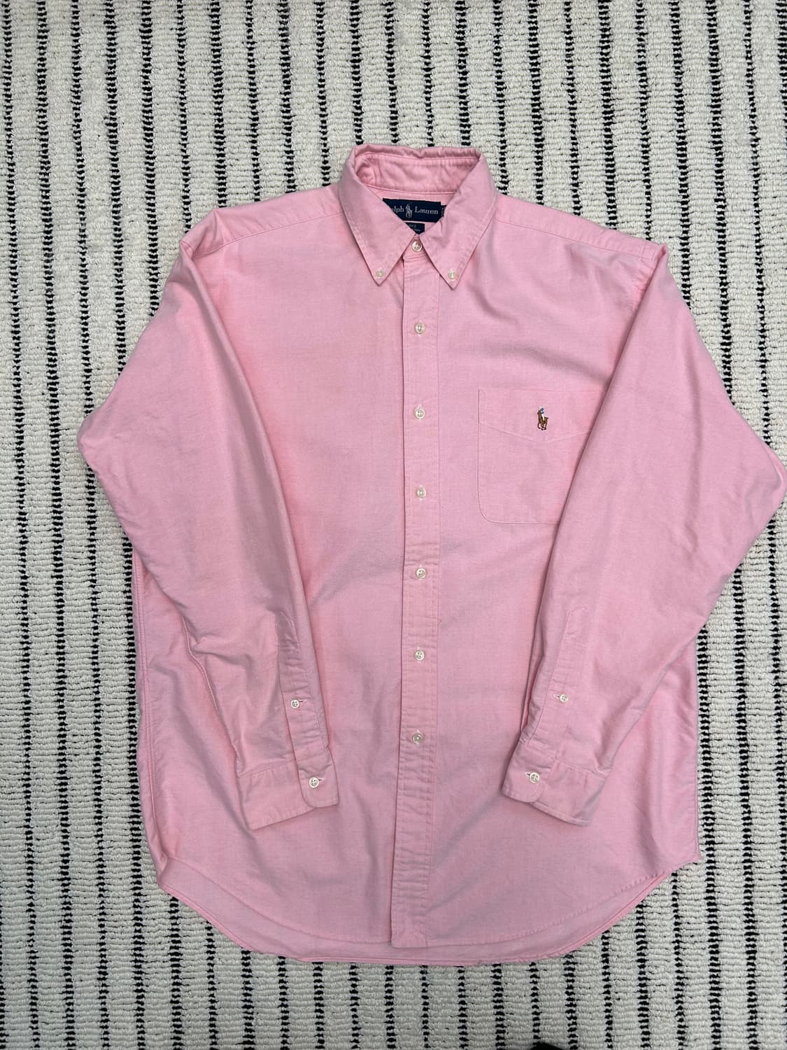 폴로(Polo)랄프로렌 핑크 옥스포드 셔츠 상품이미지1