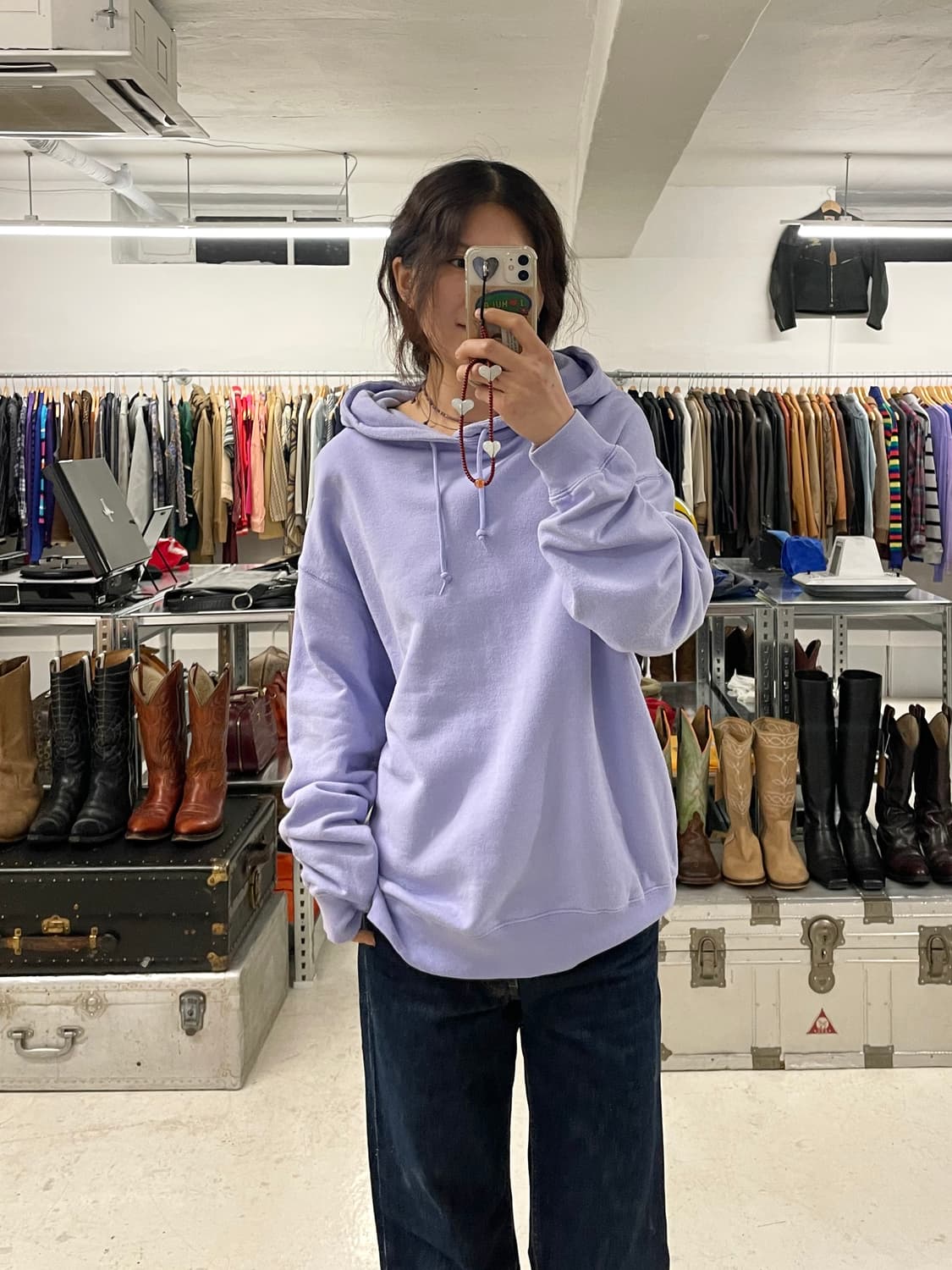BEAMS hoodie 빔즈 하트 후드티 상품이미지1