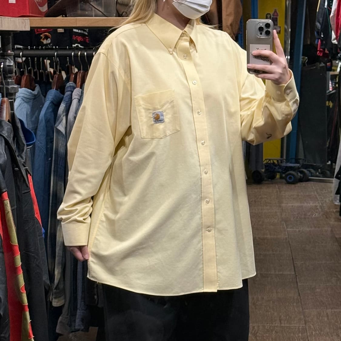 [HI] 칼하트 긴팔셔츠 옐로우  상품이미지3