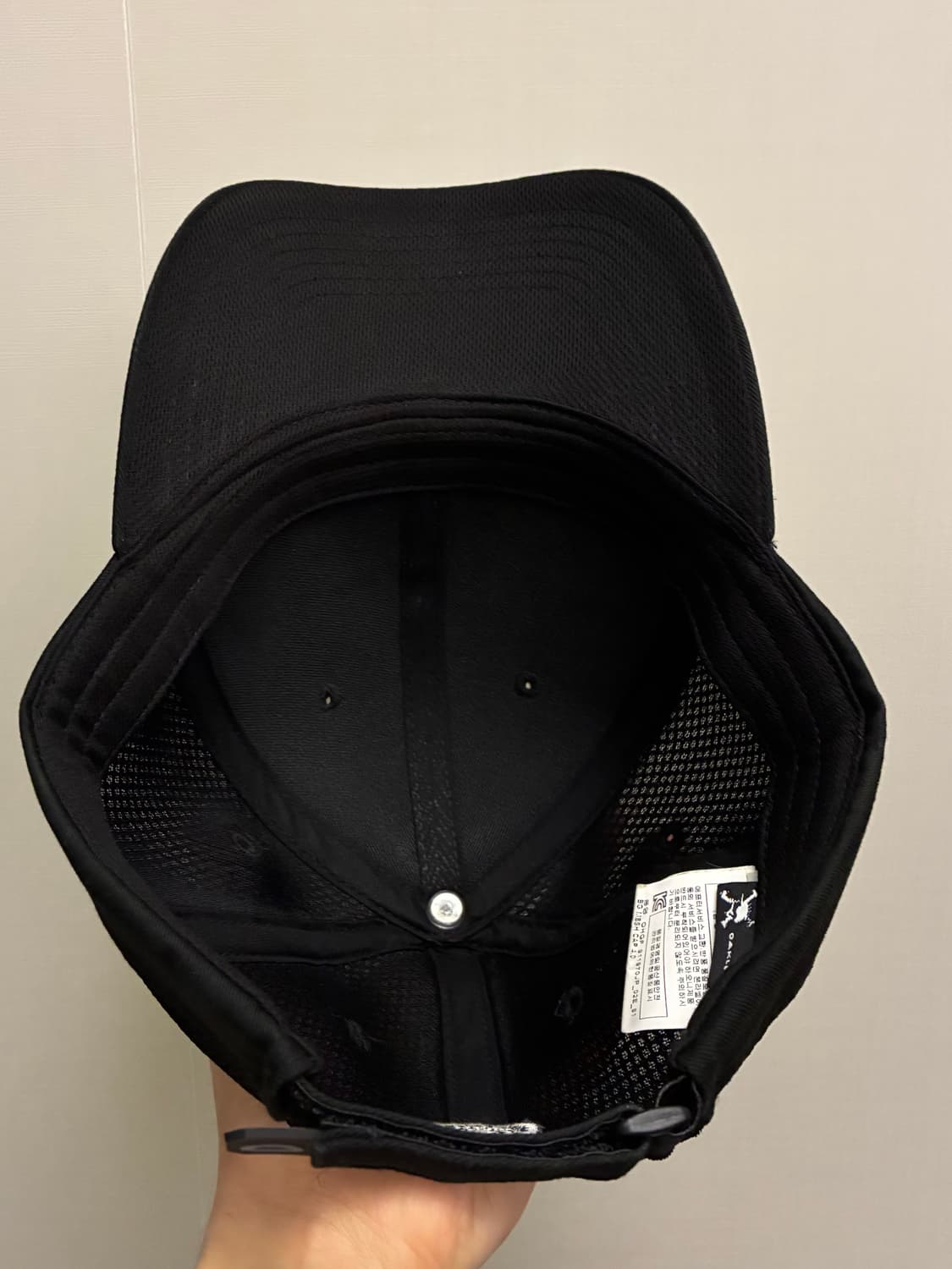 (F)Oakley 오클리 BG 빅로고 메쉬캡 볼캡 모자 블랙 상품이미지7