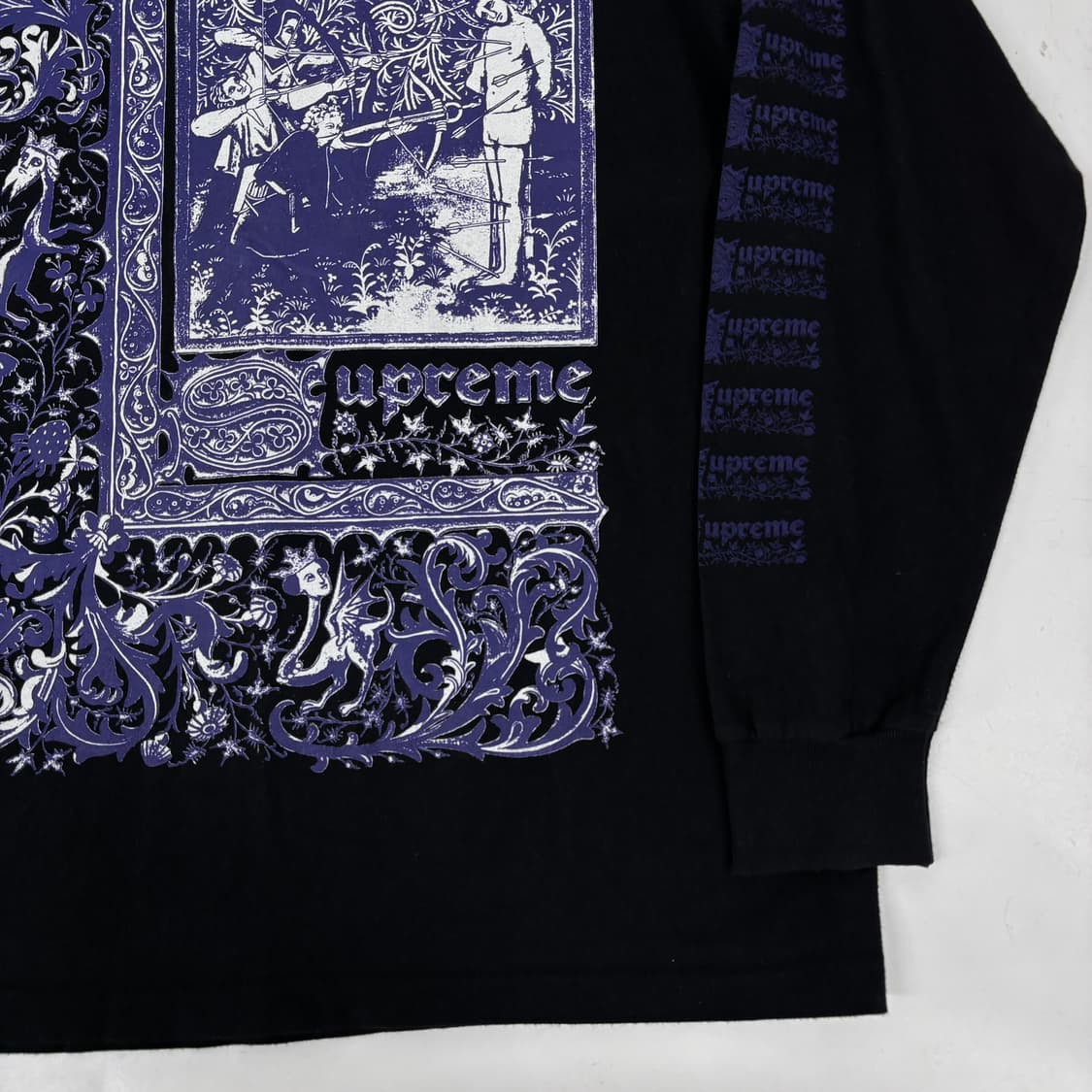 24ss 슈프림 블랙 세바스찬 롱슬리브 상품이미지3