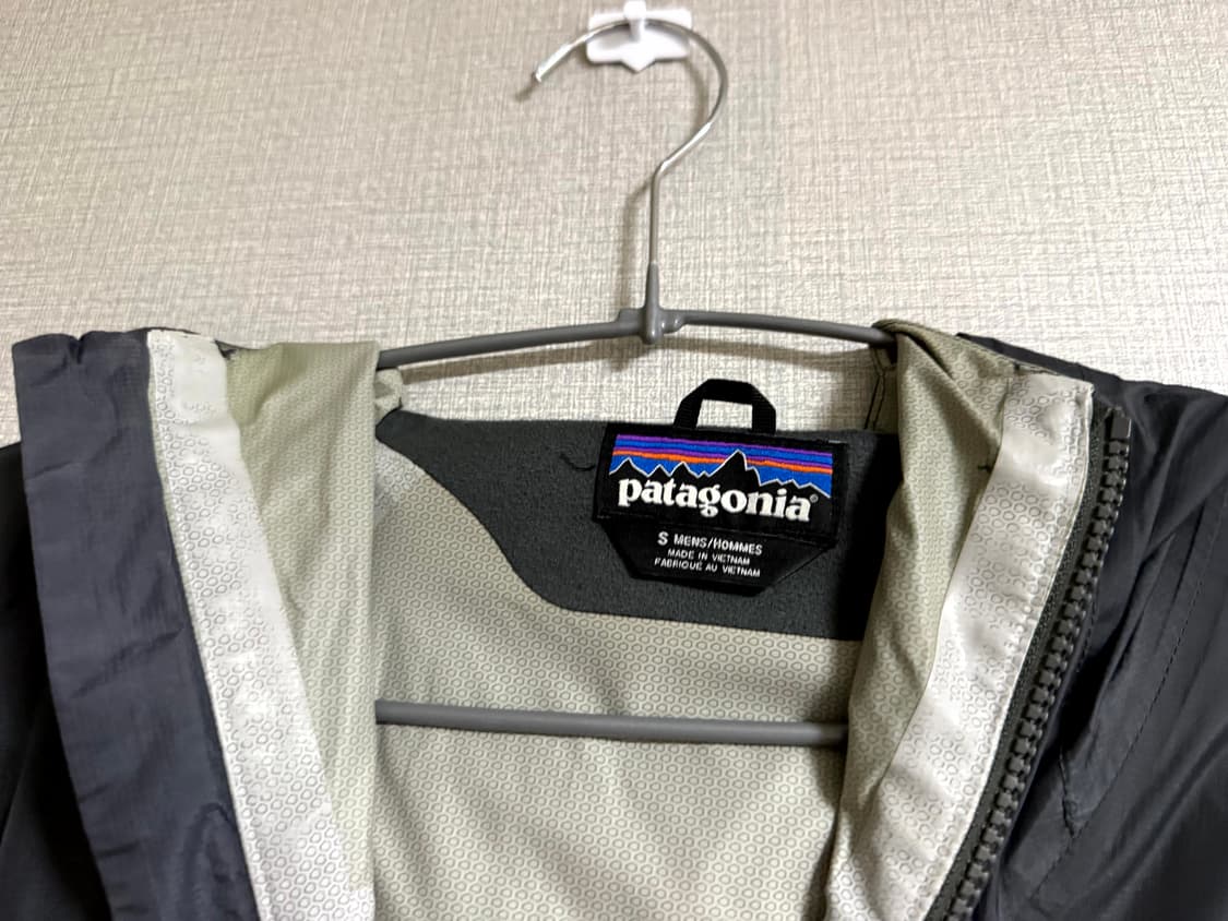 파타고니아(Patagonia) 토렌쉘 차콜 그레이 자켓 s 상품이미지5