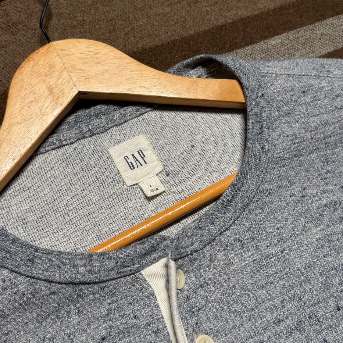 Gap 갭 헨리넥 롱슬리브 XL 상품이미지2