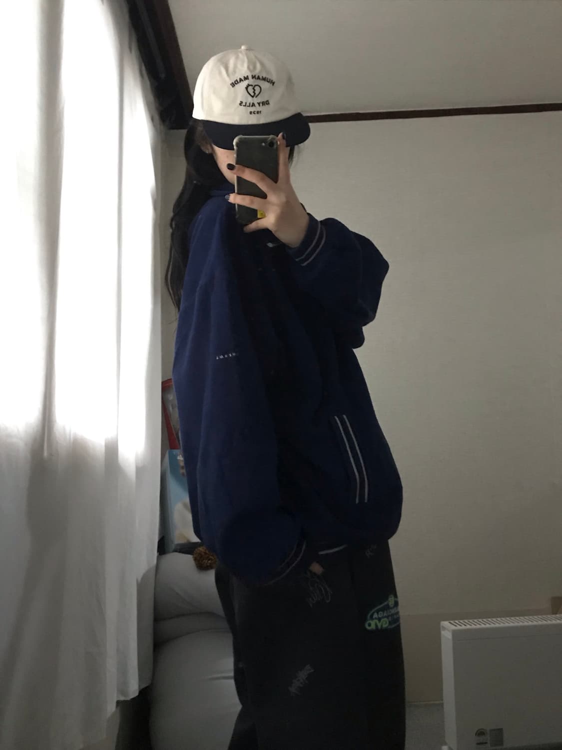 나이키 00s 빅로고 후리스 반집업 상품이미지5