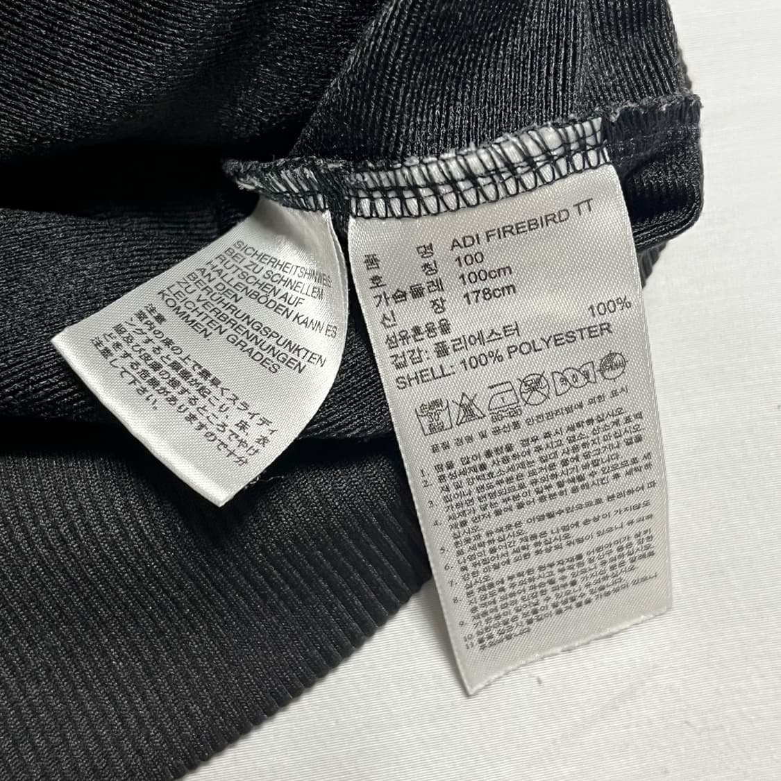 L 아디다스 파이어버드 블랙 트랙탑 상품이미지4