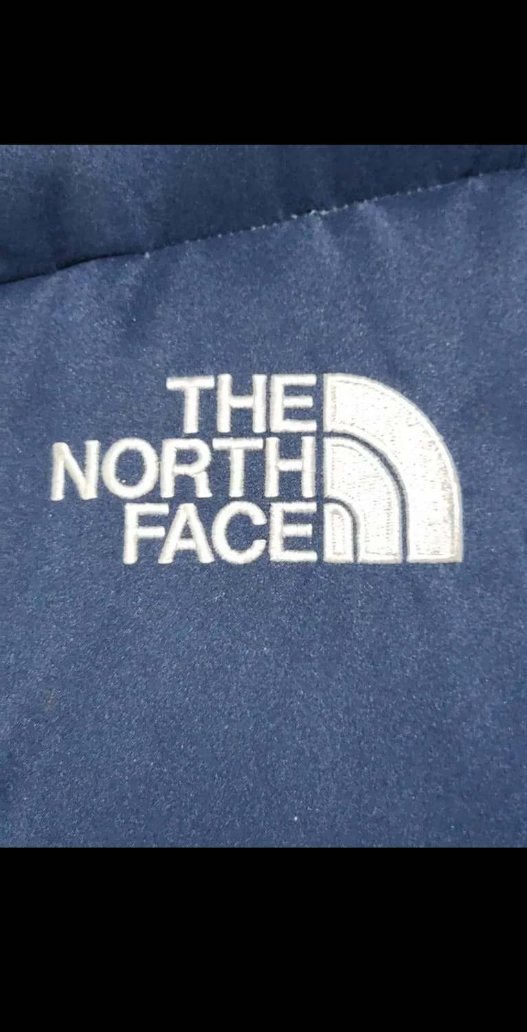 (M) 노스페이스 오리털 롱패딩 점퍼 네이비 후드 다운코트  상품이미지4