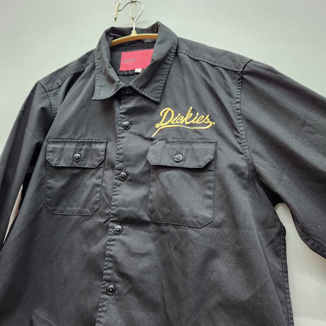디키즈 금장 자수 블랙 워크 셔츠 L(M~L) 상품이미지3