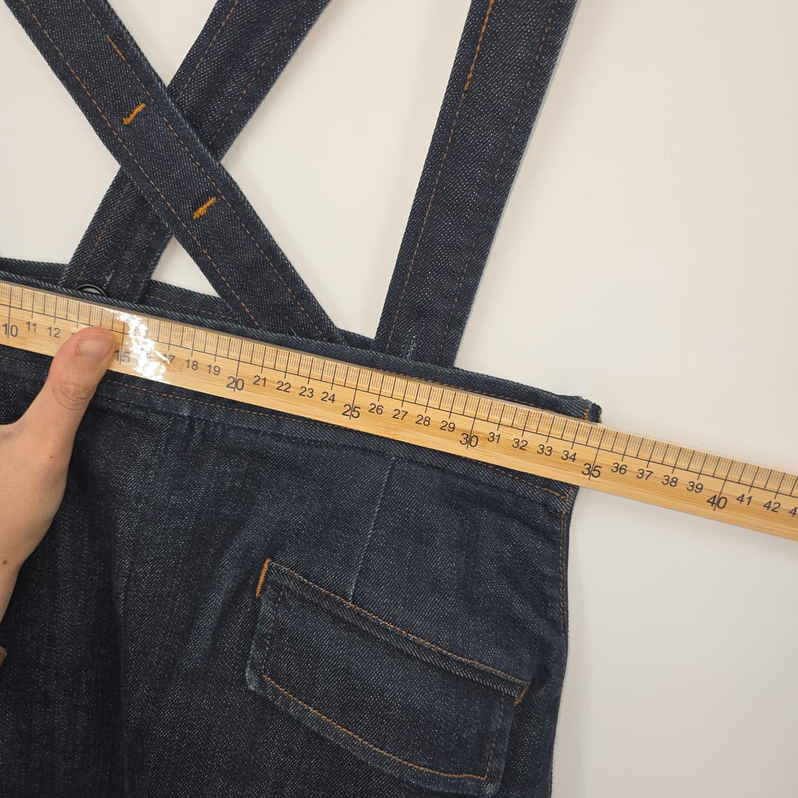 IENA SLOBE 데님 멜빵 스커트 상품이미지6