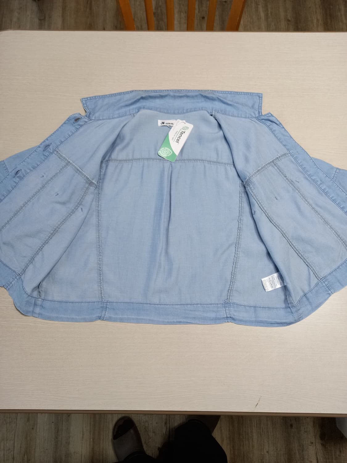 S85-M90 새상품 JASON WU 리오셀100% 크롭티 M-20 상품이미지4