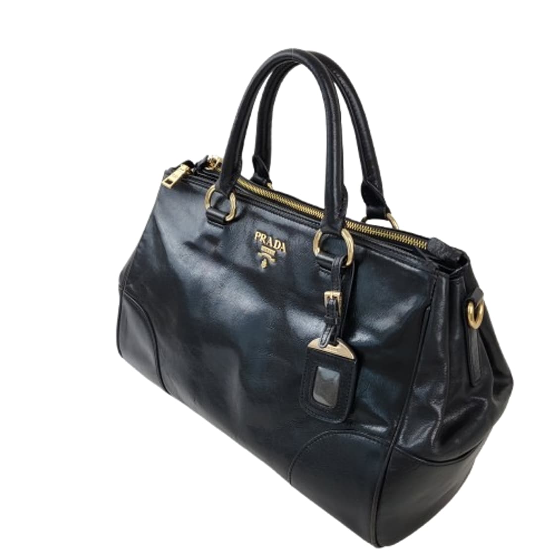 정품 프라다 블랙 토트백 상품이미지4