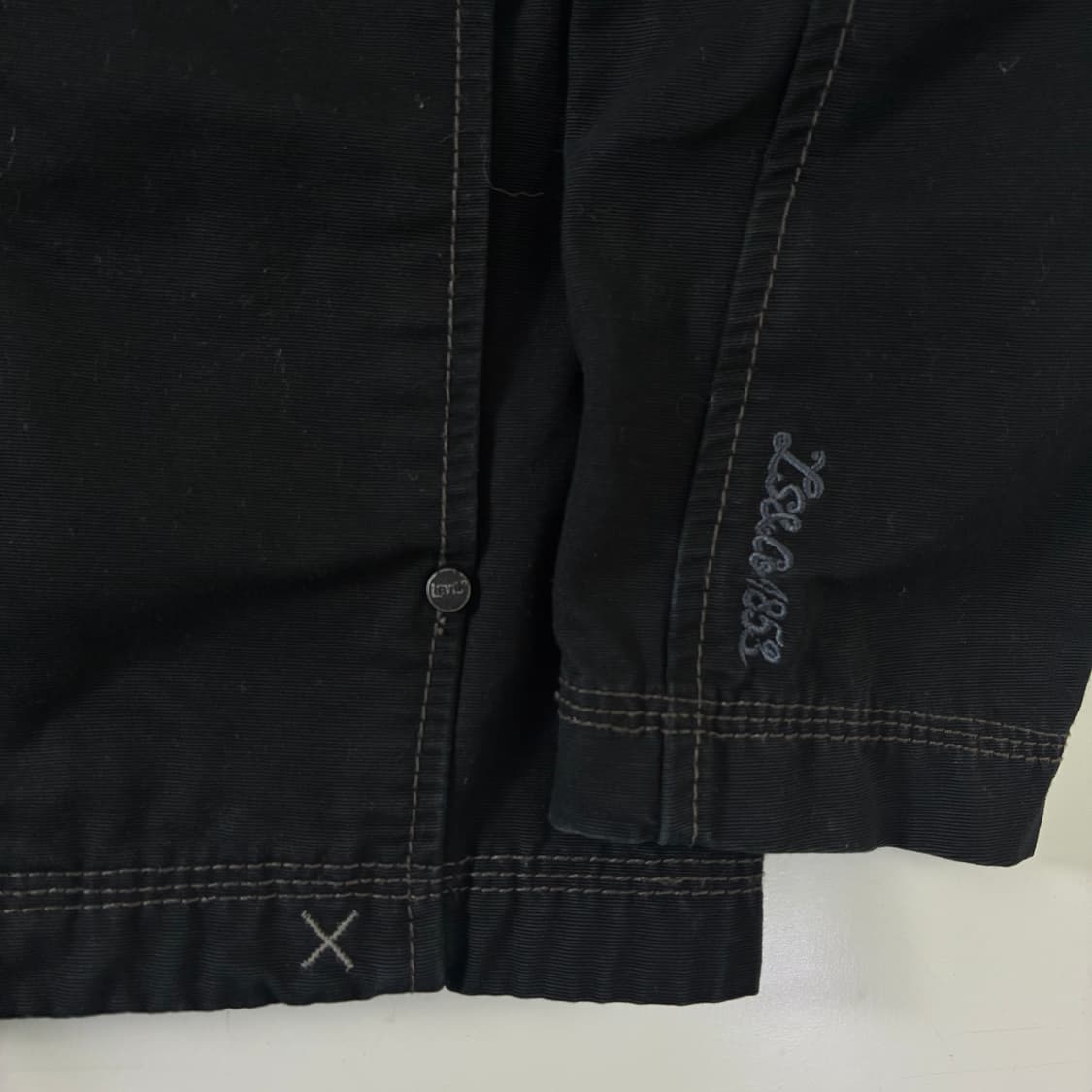 Levi's  리바이스 센터포켓 스티치 블랙 데님자켓  상품이미지3