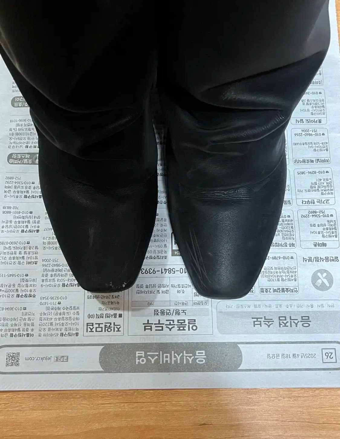 [230/당일배송] 쓰리투에이티 레더 부츠, 쓰리투에이티 부츠 상품이미지4