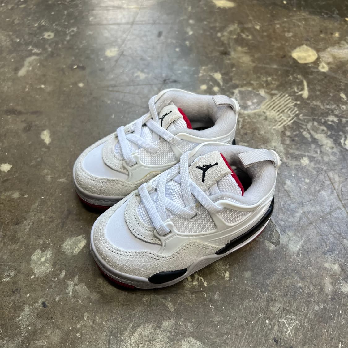 110) 새제품 나이키 조던4 키즈 바시티레드 운동화 신발 상품이미지2