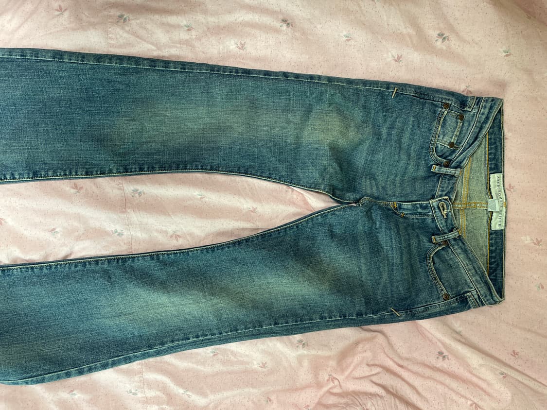 아베크롬비 로우라이즈 부츠컷데님 상품이미지1