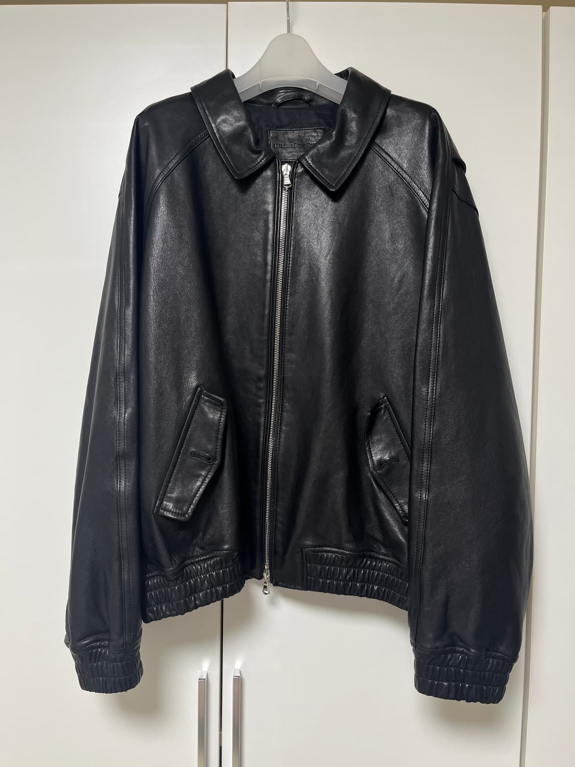 lfm 리얼레더 봄버 블랙 M 상품이미지2