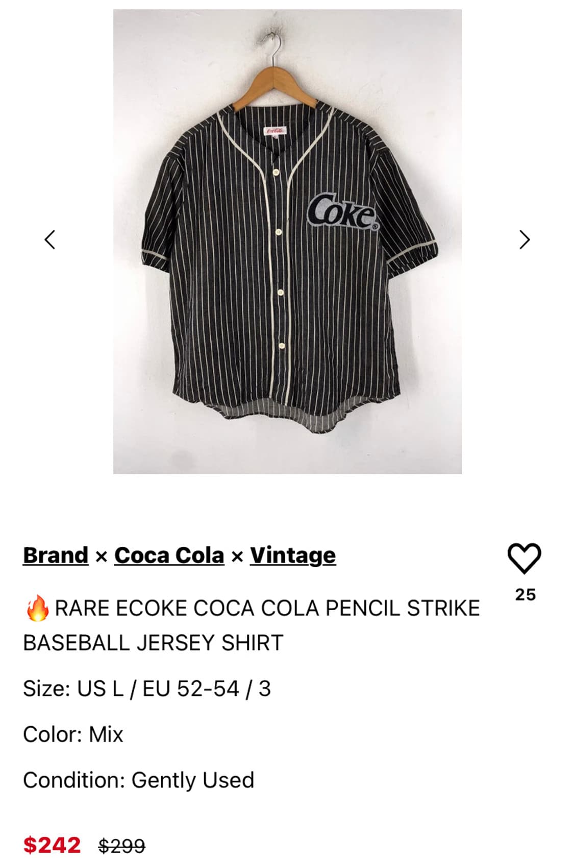 (M)90s 코카콜라 베이스볼 저지셔츠  상품이미지7