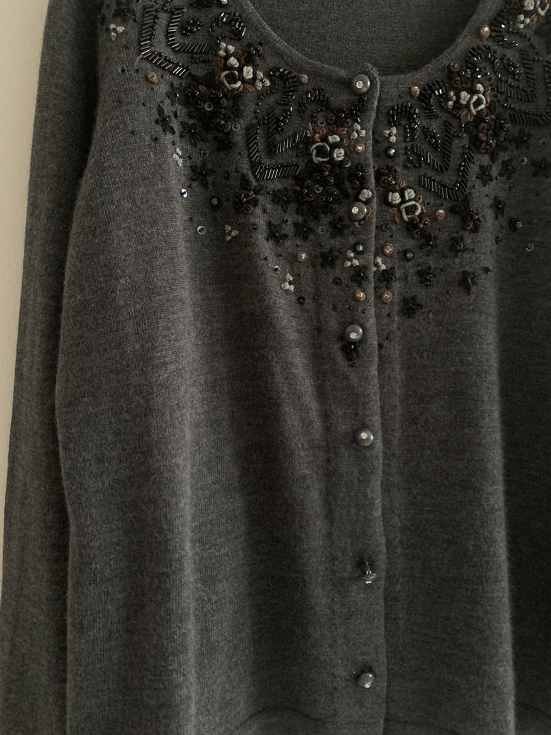 Vintage Beads Embroidery Cardigan 상품이미지5