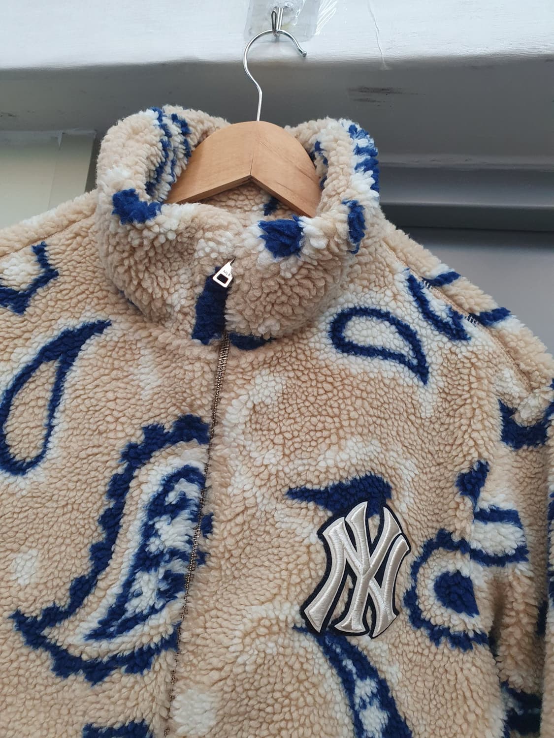 MLB 페이즐리 플리스 후리스 자켓 90 상품이미지2