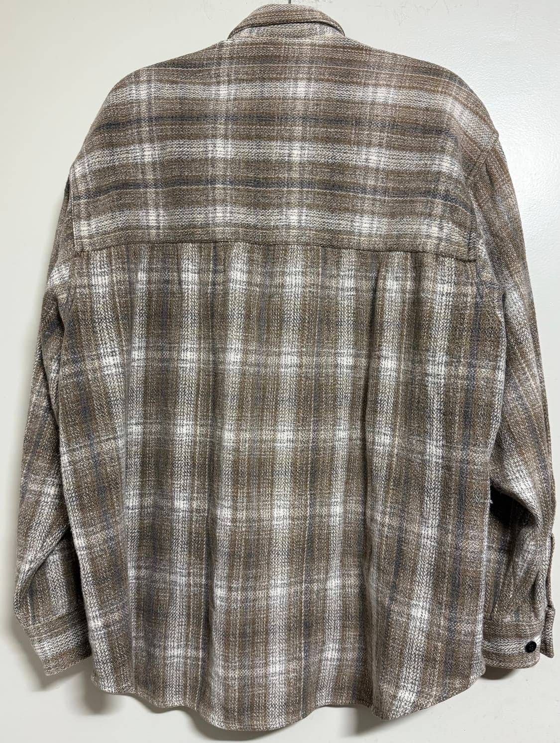 비치스케이트보드 울 체크셔츠 상품이미지2