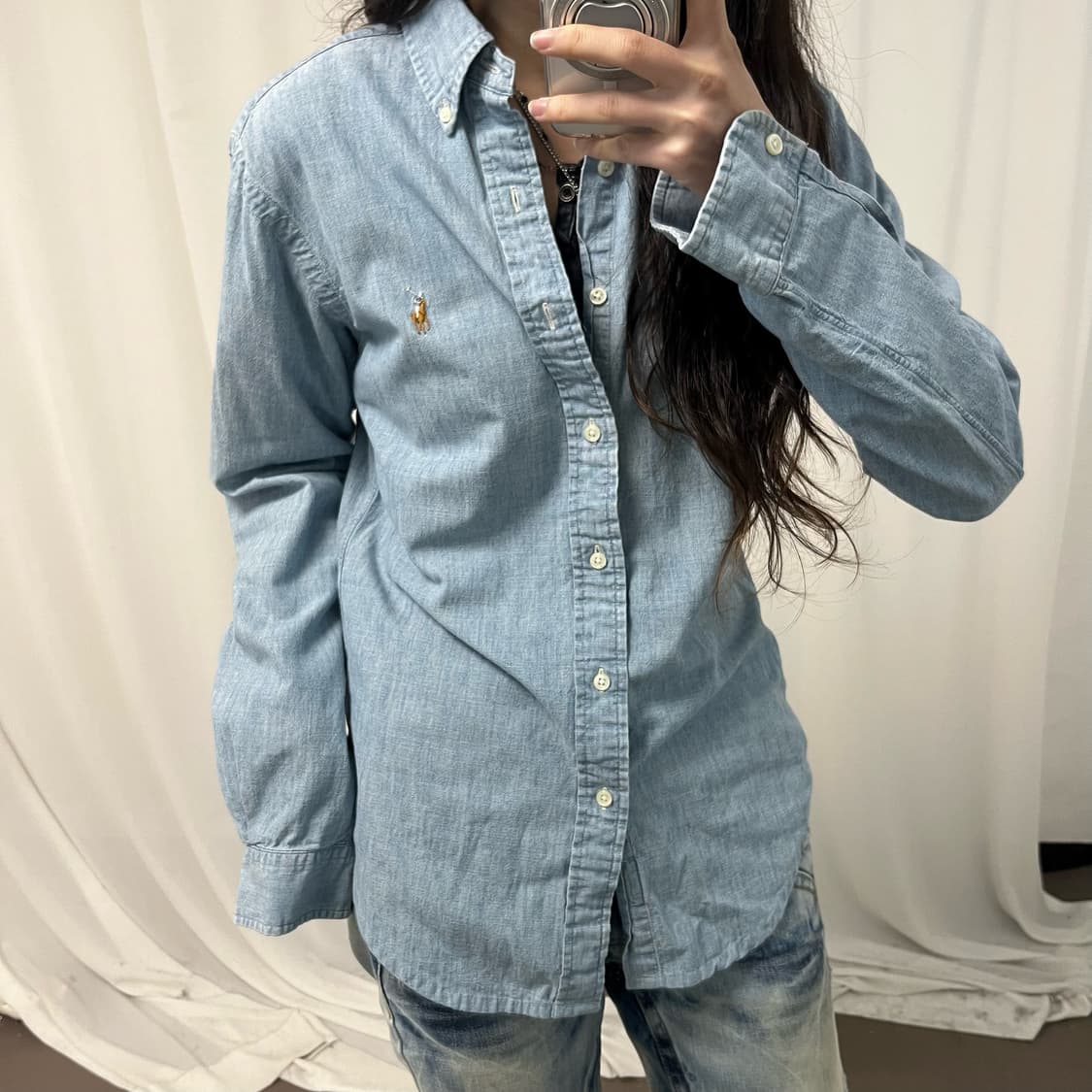 Polo Denim Shirt 상품이미지3