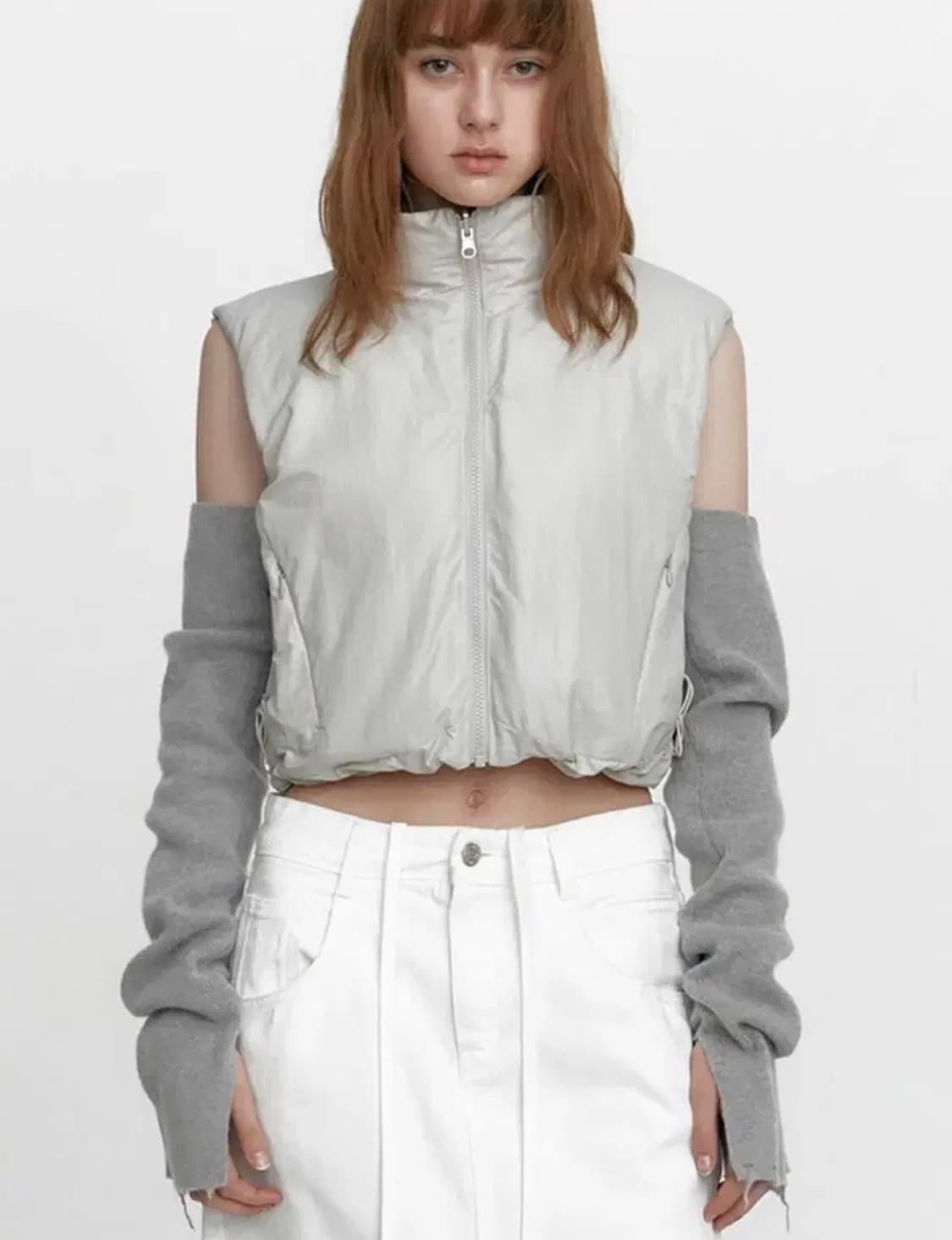 Studiotable 리버시블 패딩조끼 상품이미지1