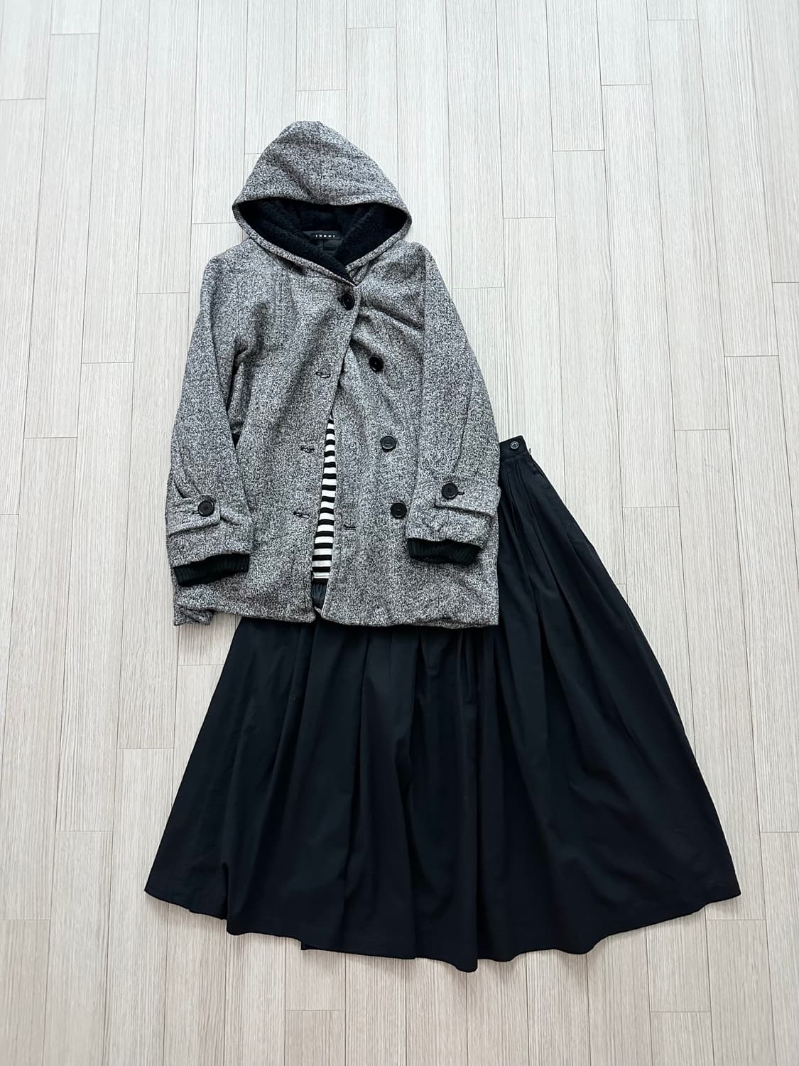 jpn 펑크 러힙 긱시크 괴짜 레이어드 코디세트 상품이미지1