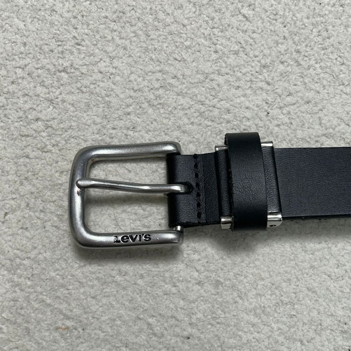 리바이스 캐주얼 가죽 벨트 블랙 상품이미지3
