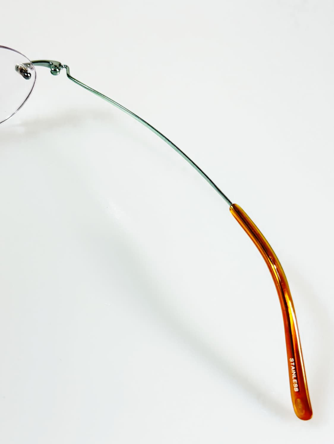 90s KALEIDO 무테 슬림 오벌 프레임 빈티지 안경 상품이미지6