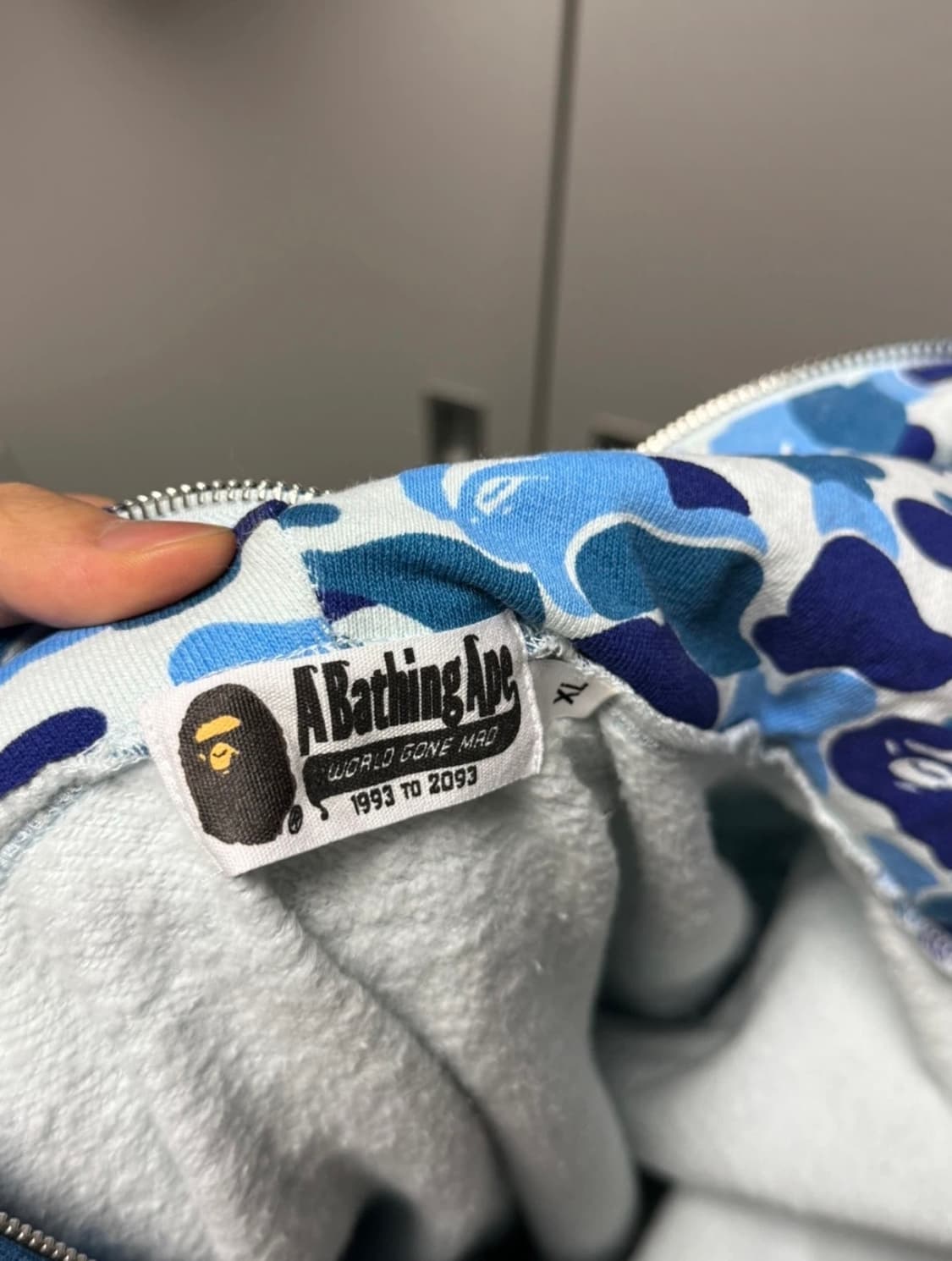 베이프 청계 샤크 후드집업XL 상품이미지3