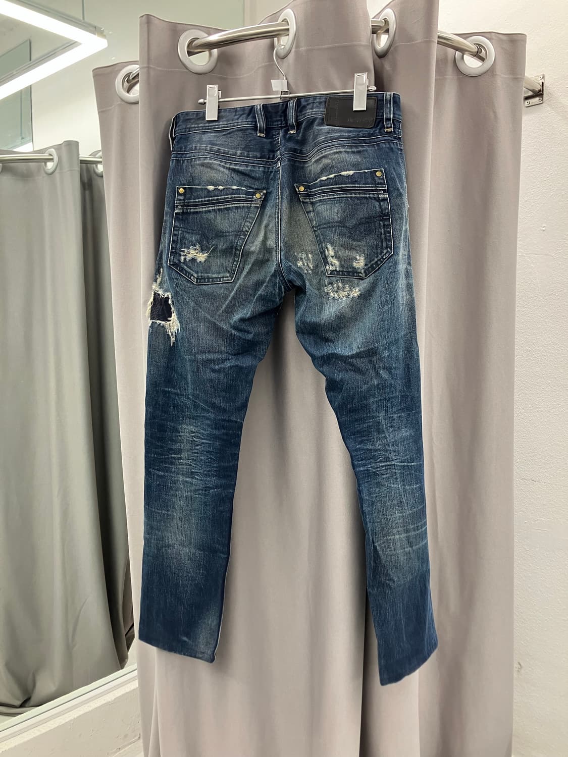 디젤 디스트로이드 패치워크 데님진  상품이미지6