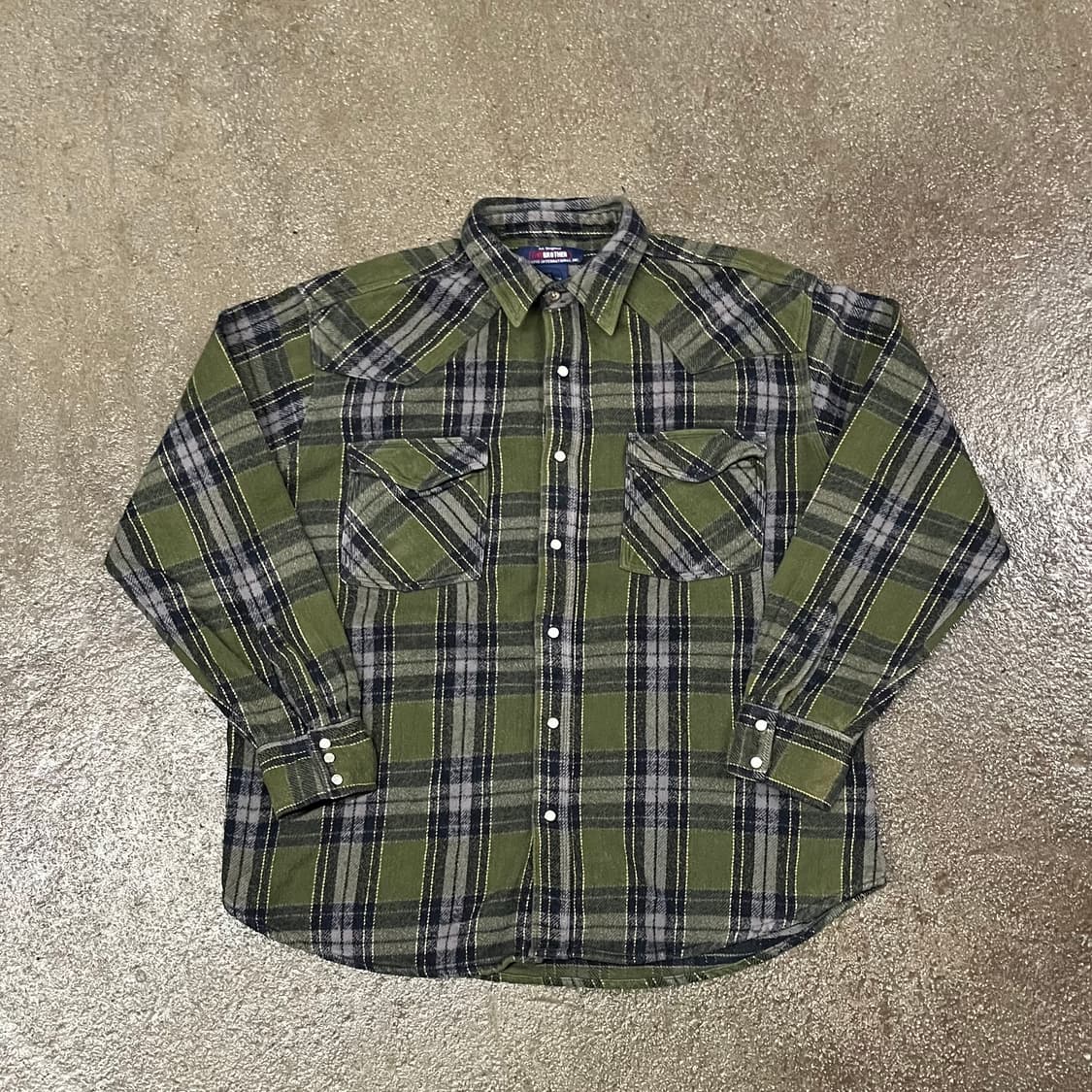 Five brother 헤비 플란넬 셔츠 (110) 상품이미지3