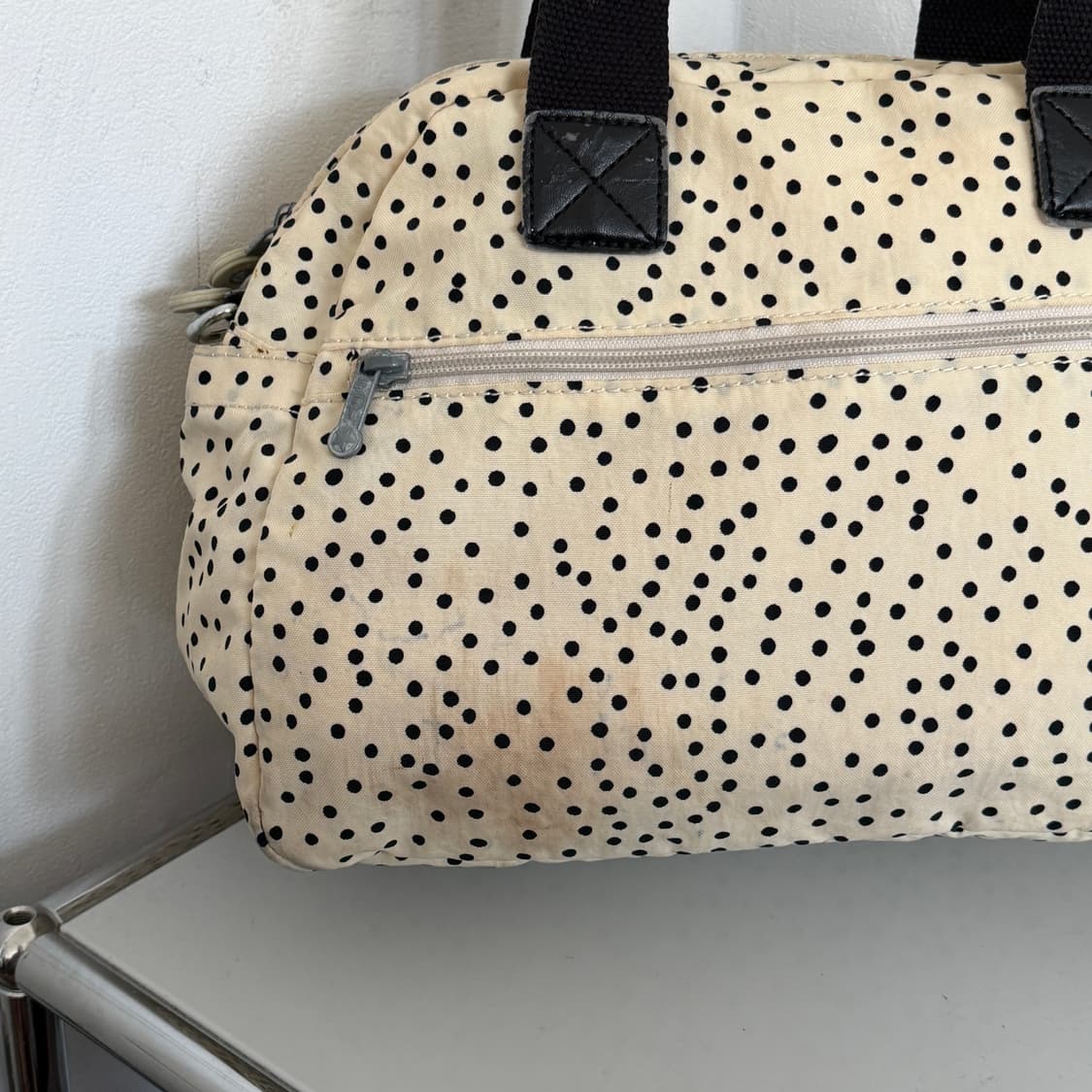 Kipling ivory dot shoulder bag 상품이미지5