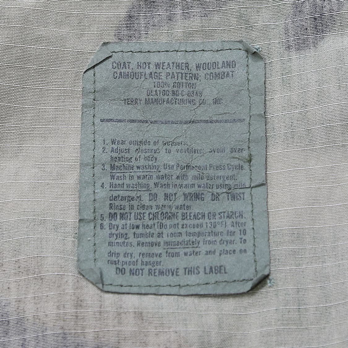 (착용컷) U.S.ARMY B.D.U. 립스탑 카모 퍼티그 자켓 (L) 상품이미지9
