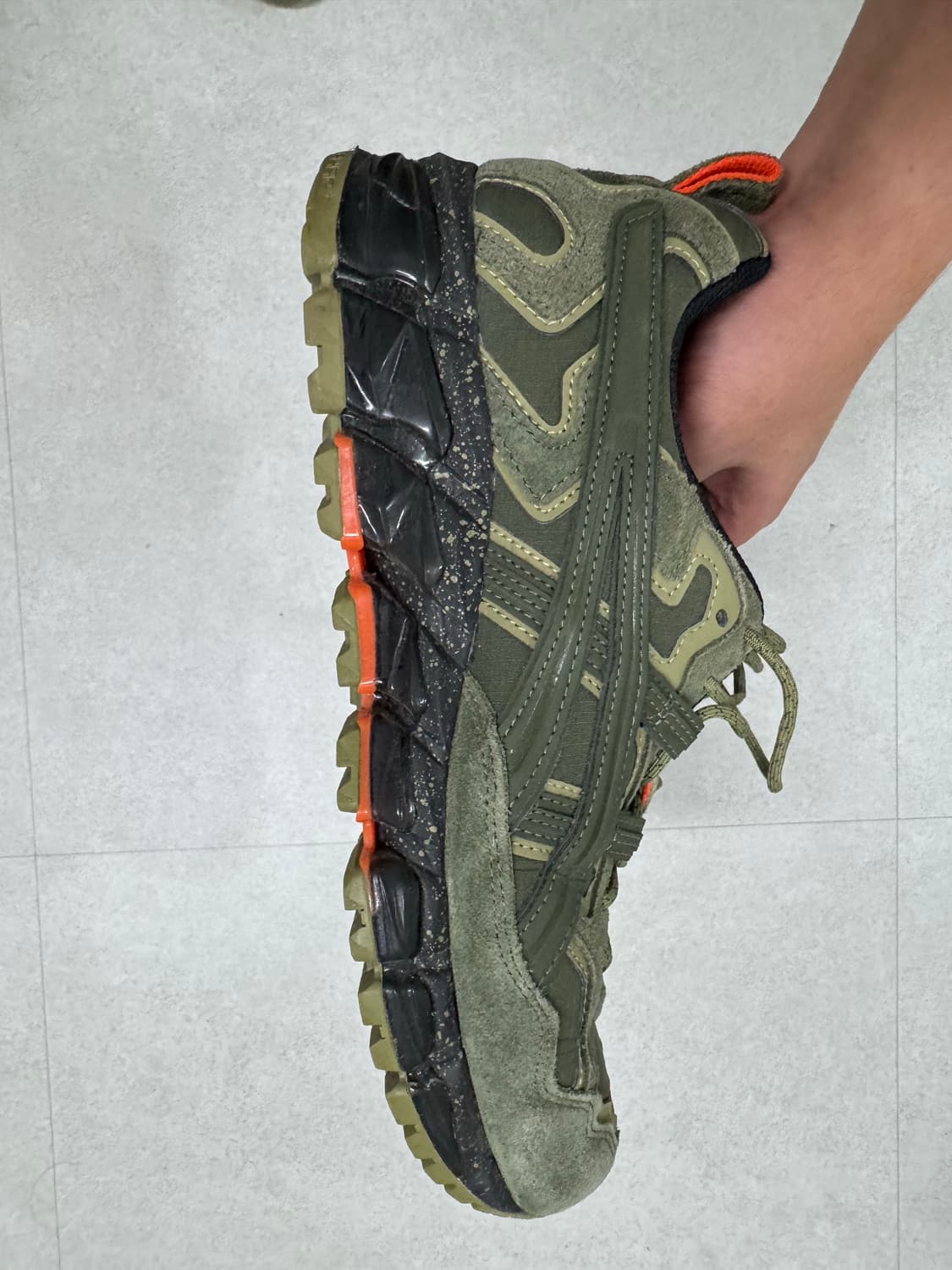 아식스 젤 난디 360 올리브 캔버스 275 상품이미지3