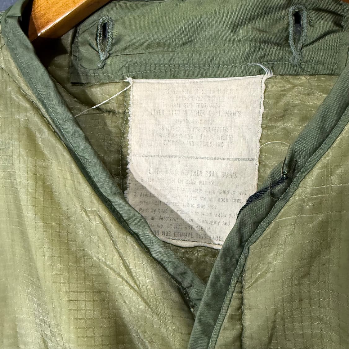 빈티지 m65 스누피 밀리터리 라이너 (L) old_8381 상품이미지6