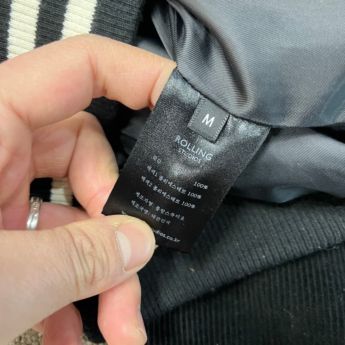 롤링스튜디오 코듀로이 바시티 자켓 상품이미지5